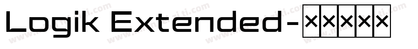 Logik Extended字体转换